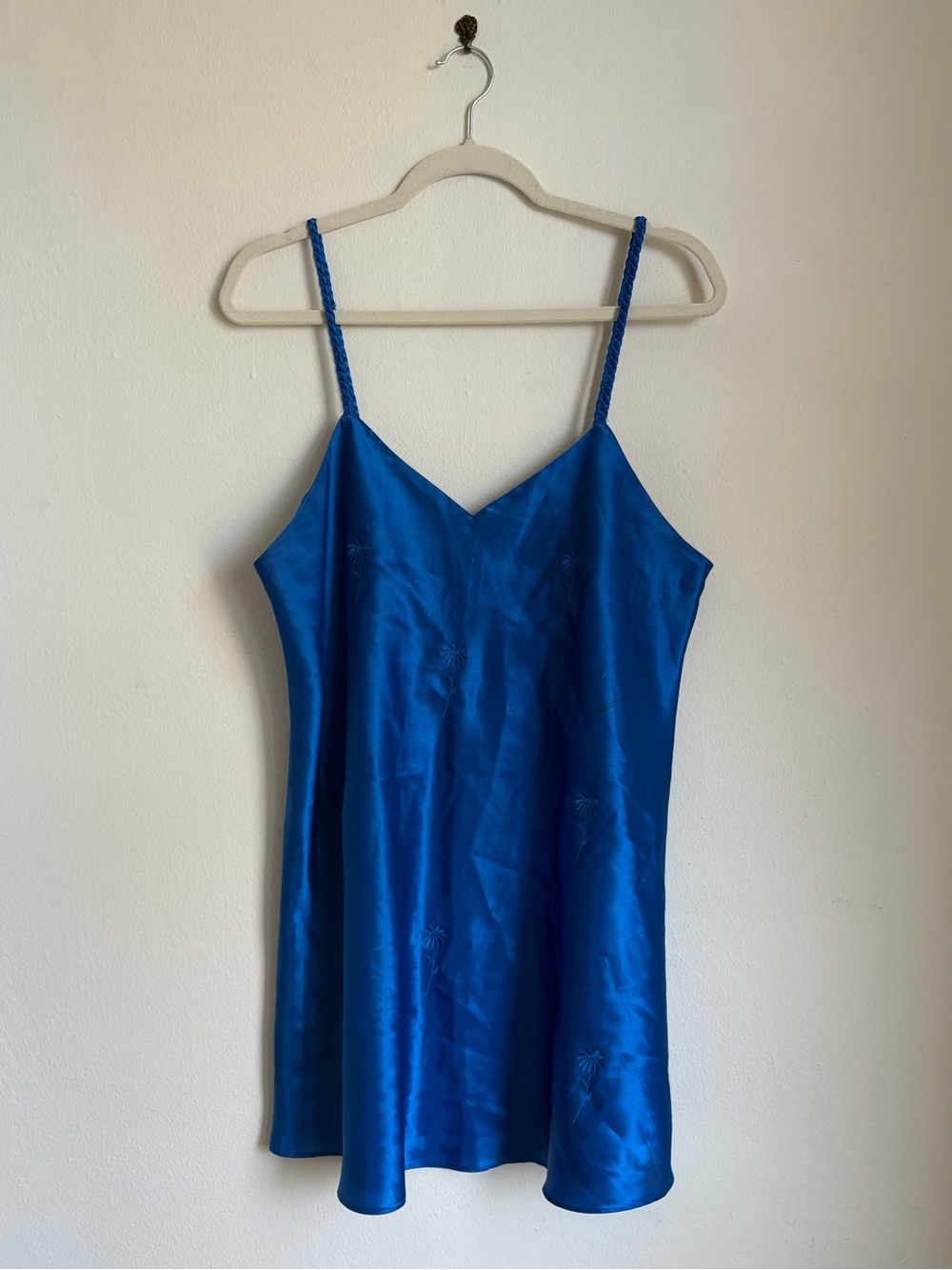 Vintage Inner Most Blue Slip Dress